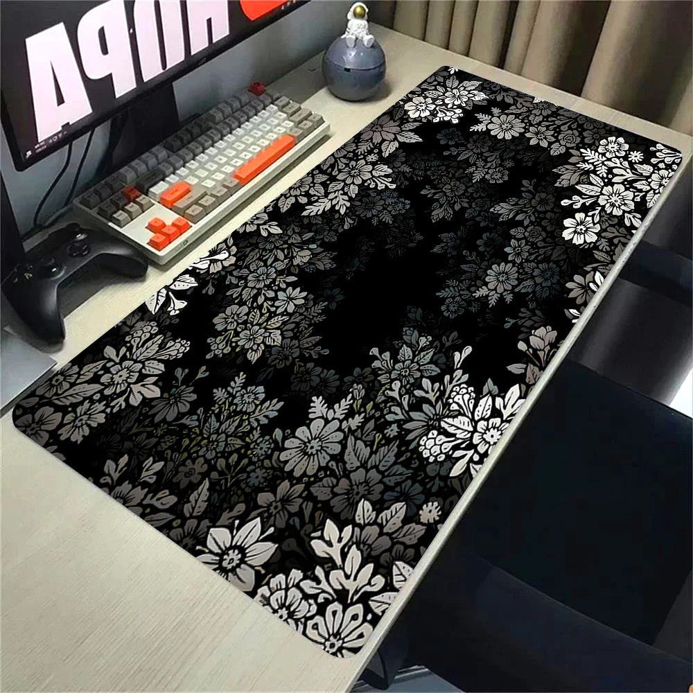 Landscape Pink Sakura Table Pads Anime Mouse Pad Pc Gaming Desk Mat Carpet for Mouse Ped Office Mousepad Xxl Keyboard Long Pads