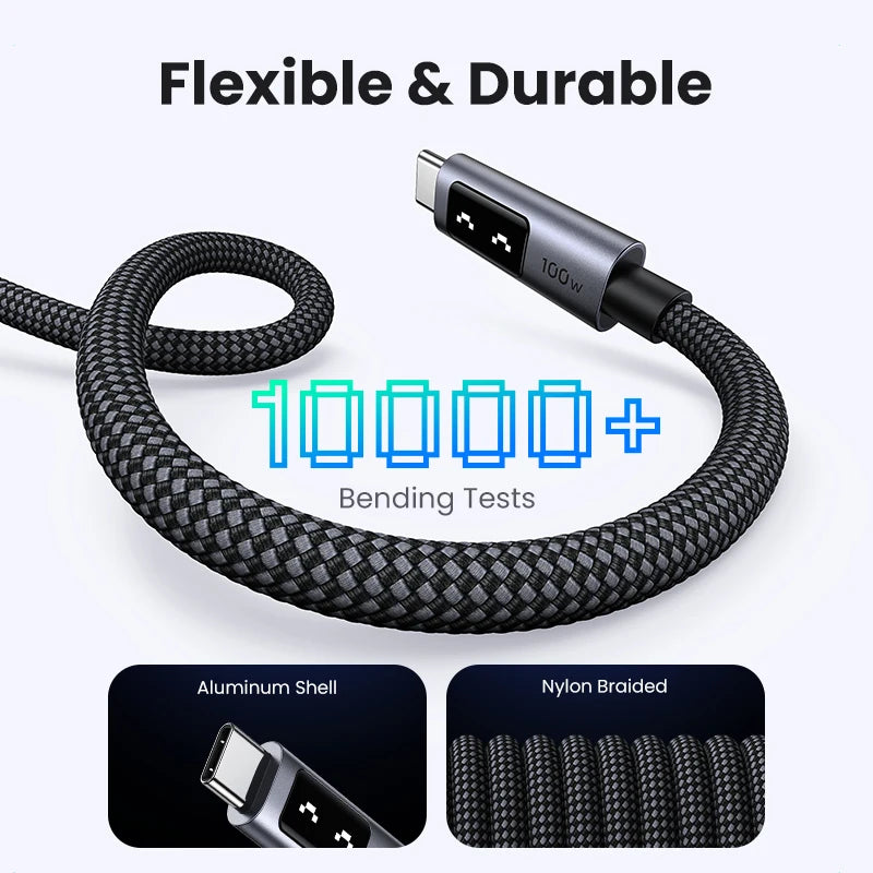 UGREEN UNO PD100W USB-C to USB-C Fast Charging Cable