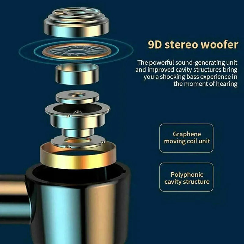 Wireless Bluetooth 5.0 Noise Cancelling Earbuds